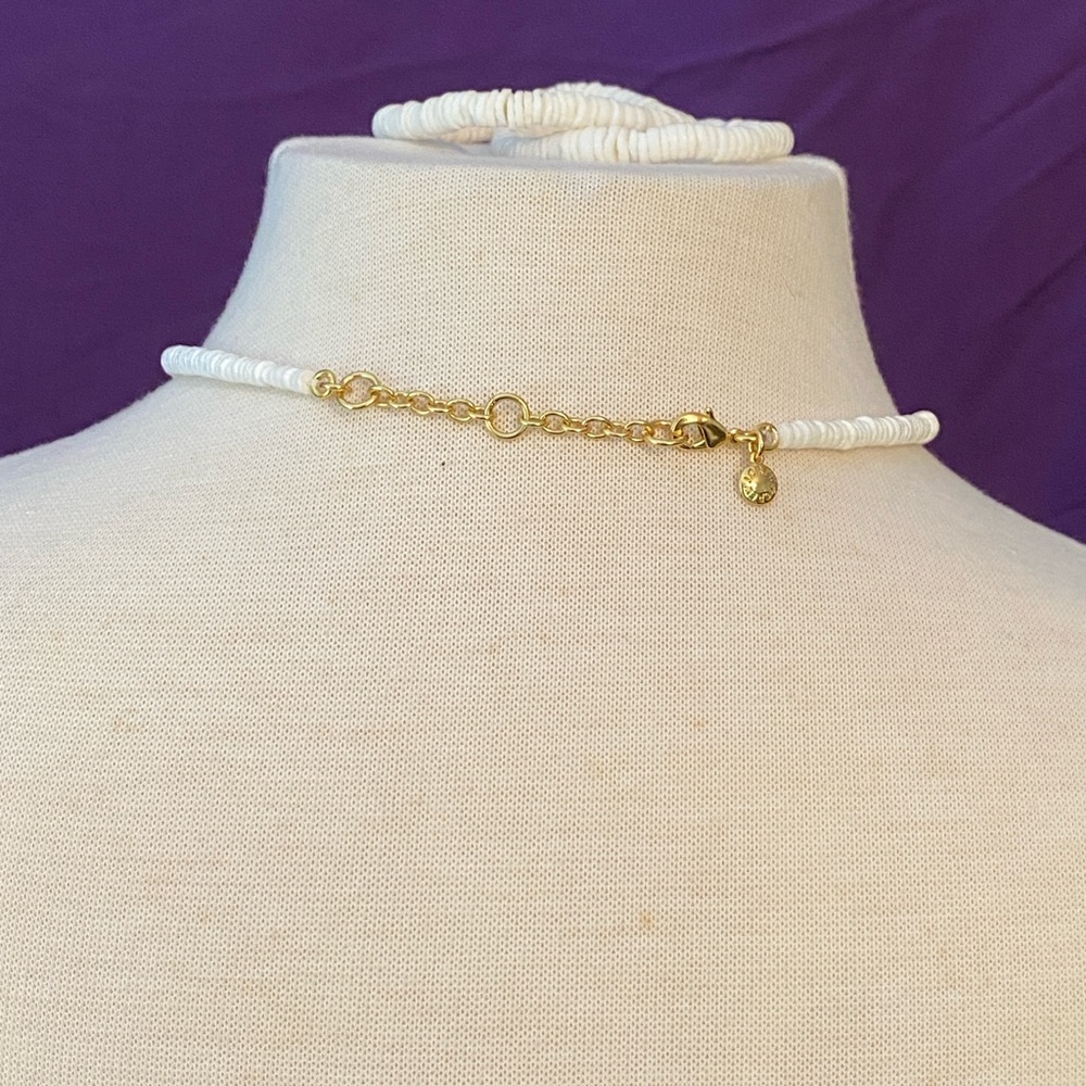 J. Crew White Puka Shell Necklace and Bracelet Set - Picture 3 of 5
